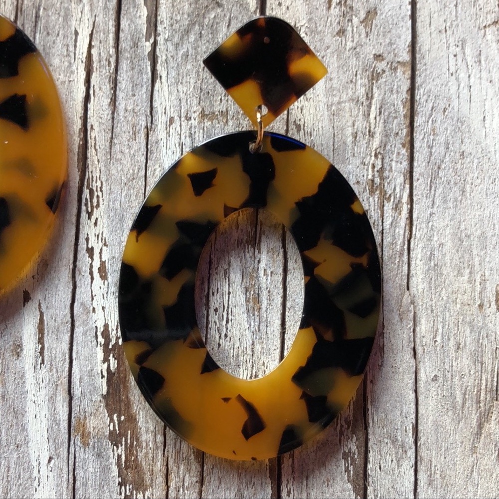 Tortoise Resin Hoops! - Picture 3 of 5